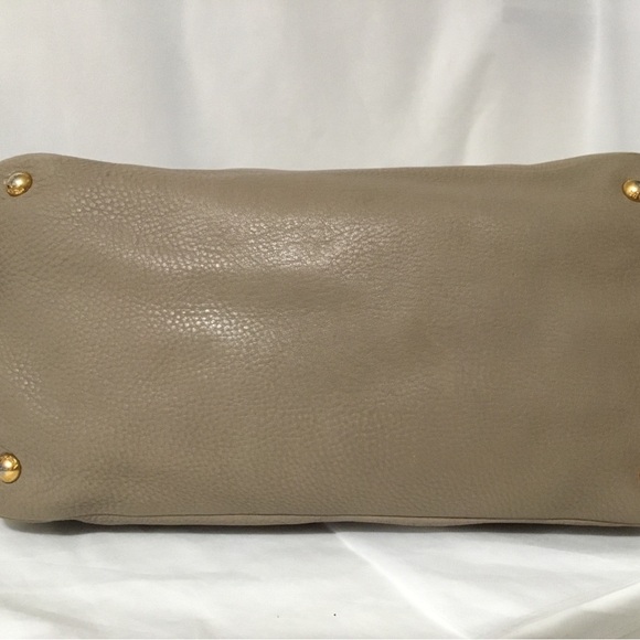 Authentic PRADA Pebbled Leather Tote Bag with Strap - Picture 5 of 16